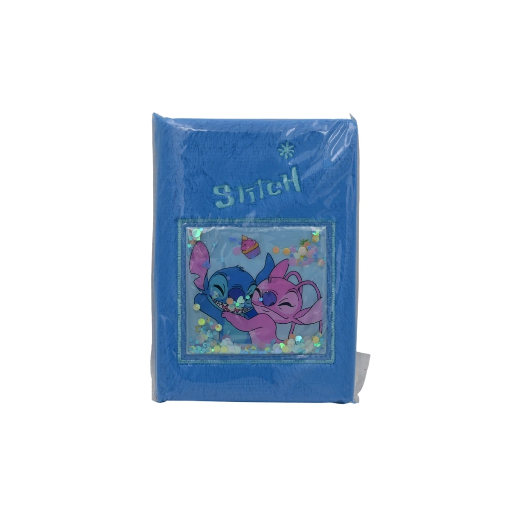 Stitch Glitter Shaker Diary / Notebook- A5(80 Sheets)