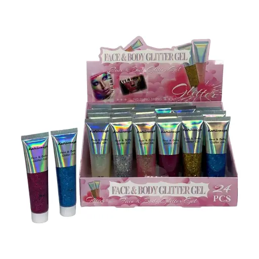 Face & Body Glitter Gel Tube 28 ML 1PC