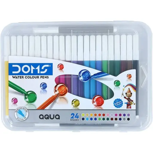 Doms Aqua 24 Water Colour Pens No:-7420