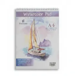 Eisuccess Spiral Watercolor Pad 180 GM-A4 20Sheets
