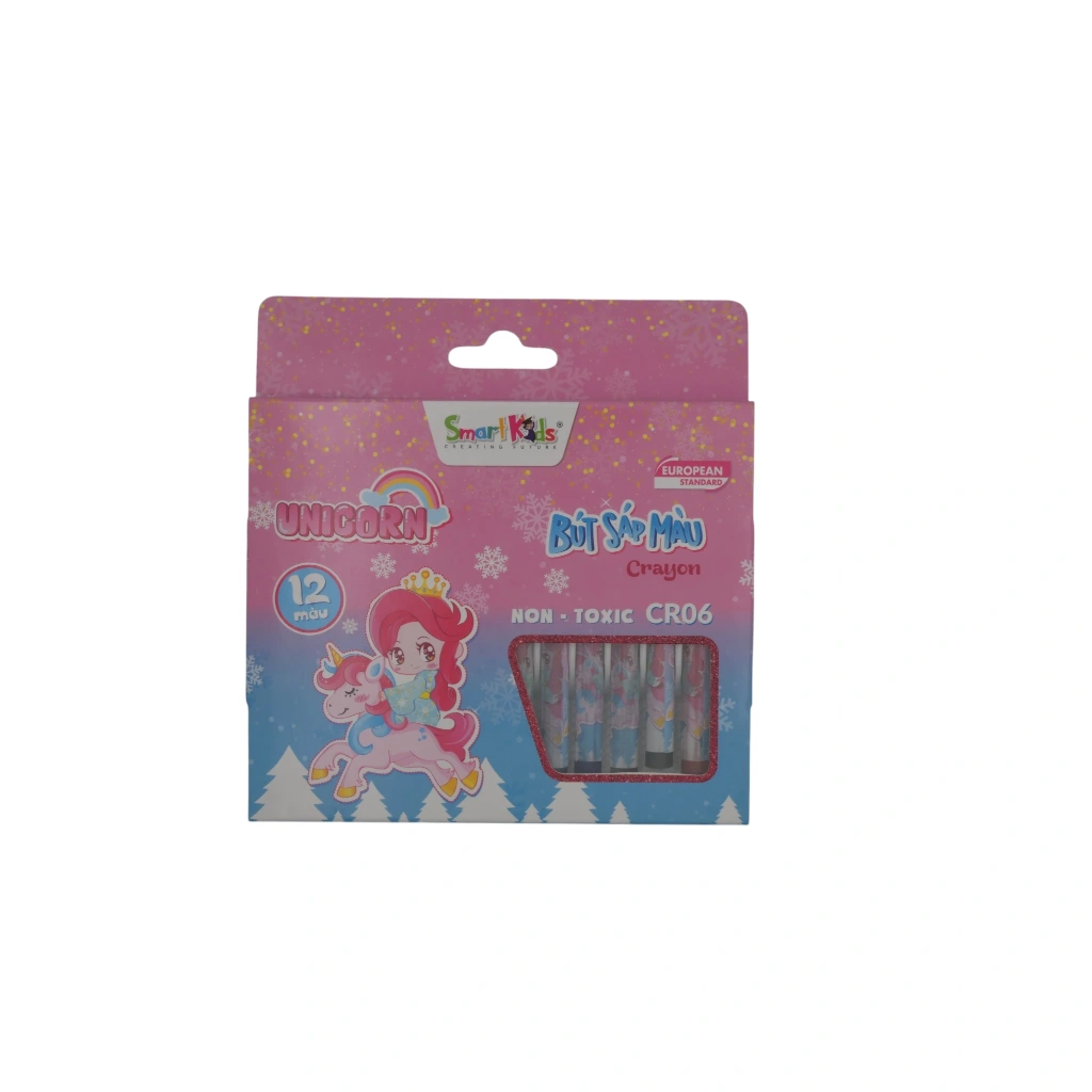 Smart Kids Unicorn Crayons 12Pcs*1Pkt Pck