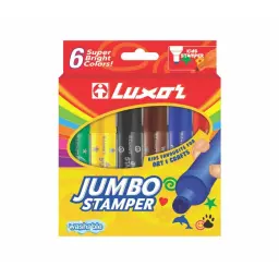 Luxor Jumbo Stamper Colours 6Pc Pck