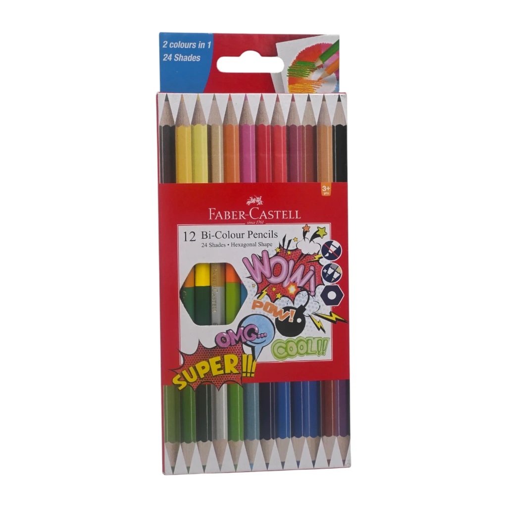 Faber-Castell 12 Bi-Color Pencils 24 shade
