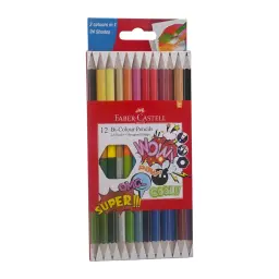 Faber-Castell 12 Bi-Color Pencils 24 shade