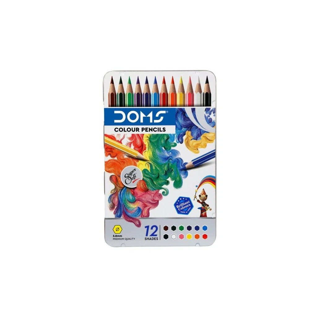Doms Supersoft Color Pencils 12Pcs