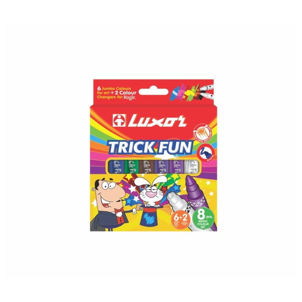 Luxor Trick Fun Colours 6Pc Pck