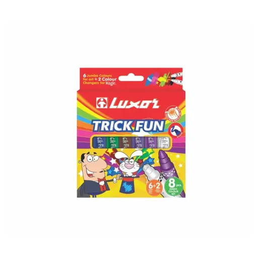Luxor Trick Fun Colours 6Pc Pck