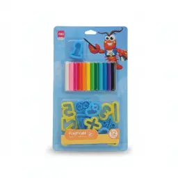 Deli Genius Plasticine (Clay) 165g 12 Color Card