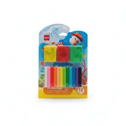 Deli Genius Plasticine(Clay) 160G Card {2Colors+Mould 1Card No: H717