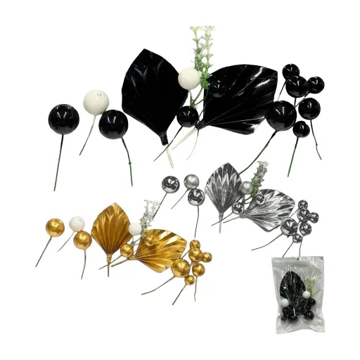 Cake Topper Faux Ball with Set