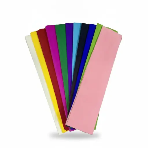 Mix Color Crepe Paper 50*200Cm 10Pcs*1Pkt