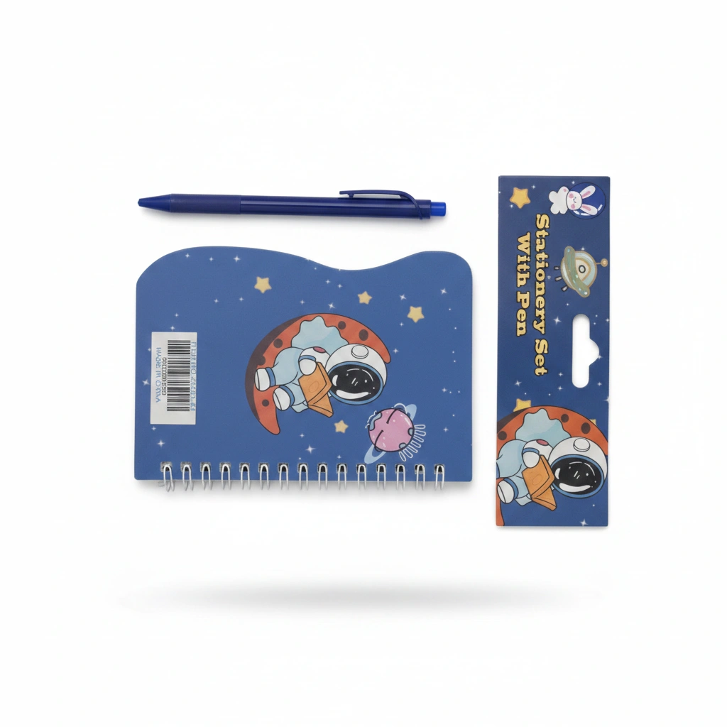 Spiral Notebook with Pen 1 Pc