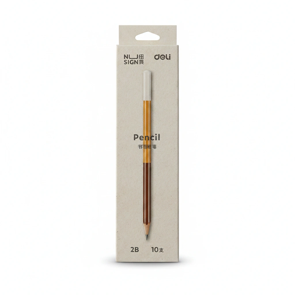 Deli Nusign 2B Pencil 10Pcs*1Pkt No: NS725 2B