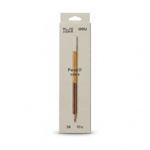 Deli Nusign 2B Pencil 10Pcs*1Pkt No: NS725 2B