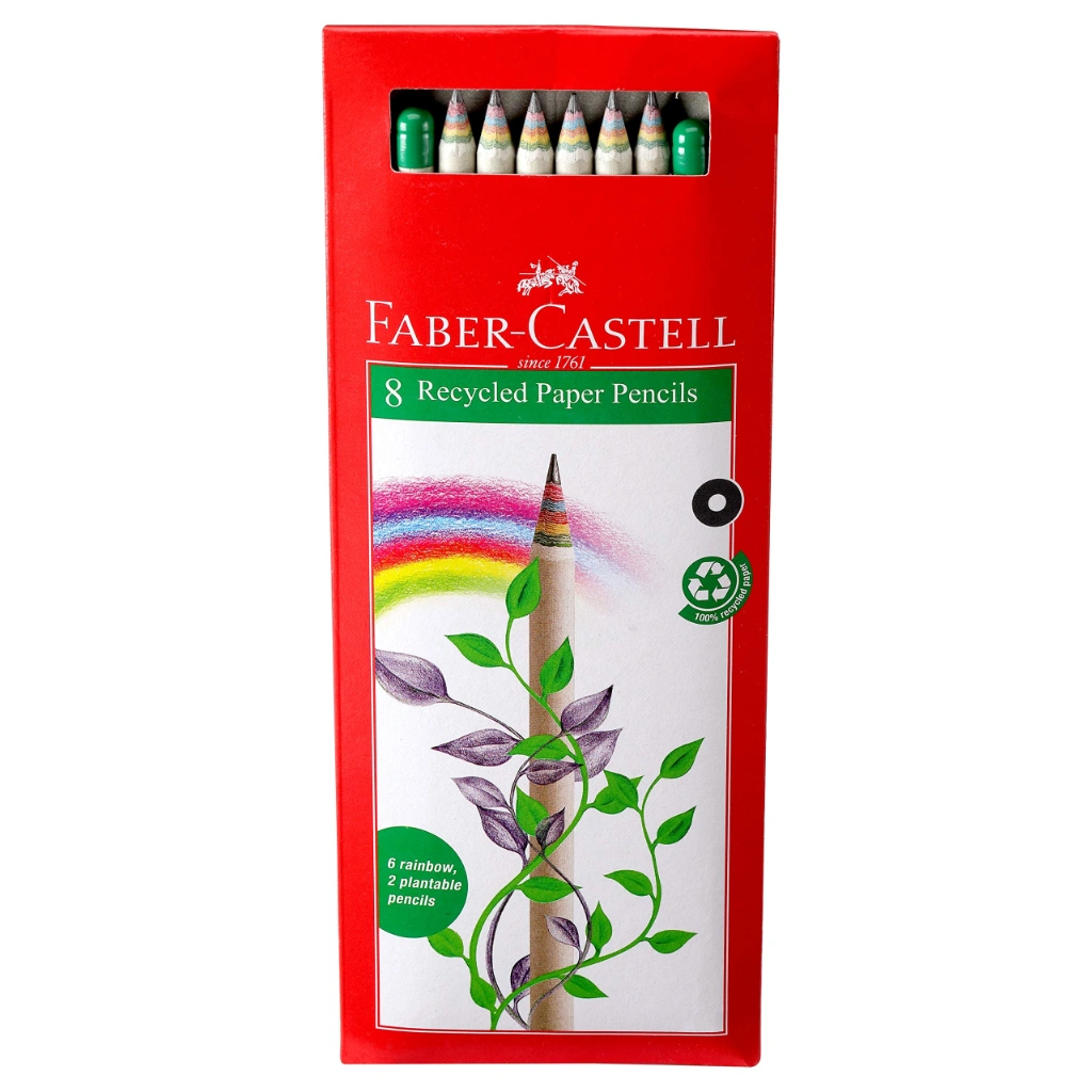 Faber Castell 8 Recycled Paper Pencils