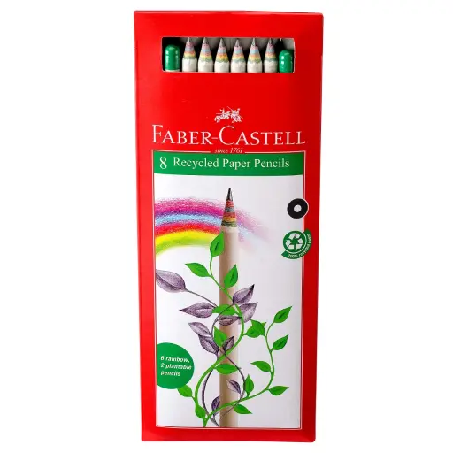 Faber Castell 8 Recycled Paper Pencils