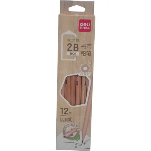 Deli 2B Graphite Pencils 12 Pcs No: S909