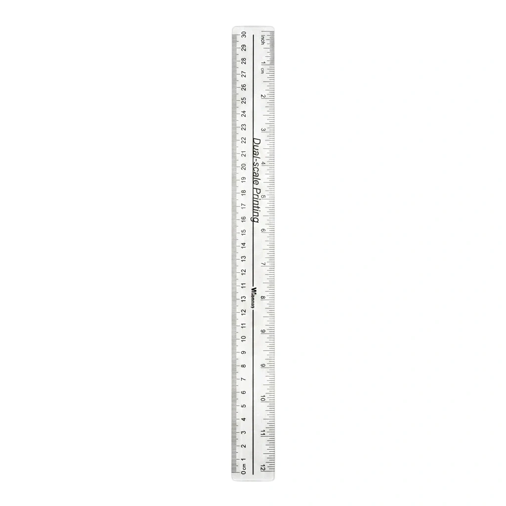 Wan Run Plastic Ruler 30Cm 1Pc No W0003/STS98