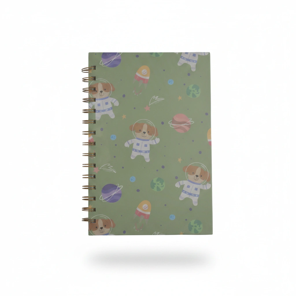 Hardcover Spiral Notebook  A5 1Pc