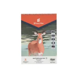 Eisuccess Spiral Watercolor Pad -A4 (12 Sheets)