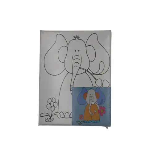 Printed Canvas Art Kit -15*20cm 1Pc