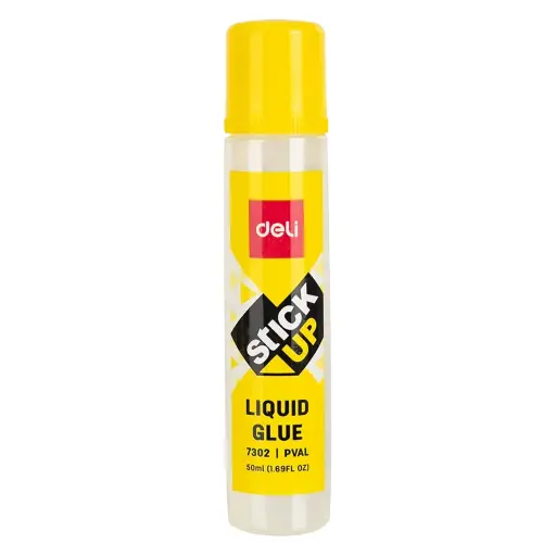 Deli Liquid Glue Clear 50Ml No: 7302S