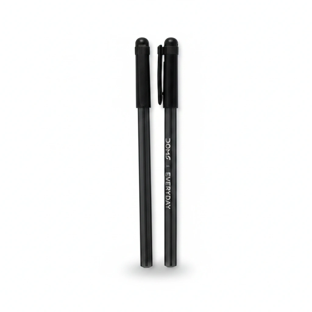 Doms Everyday Ball Pen 2Pcs -Black