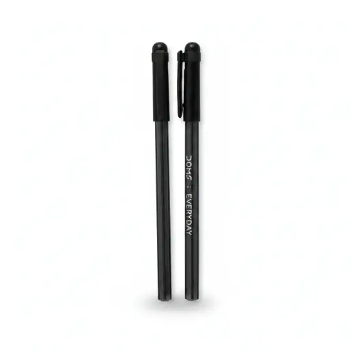 Doms Everyday Ball Pen 2Pcs -Black