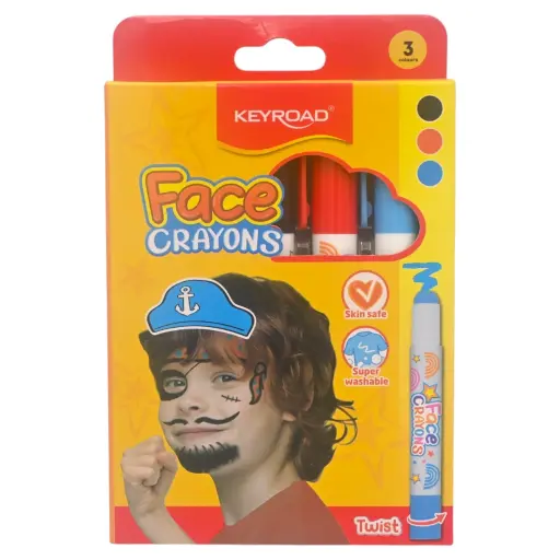 Keyrod Face Crayons 3PCS