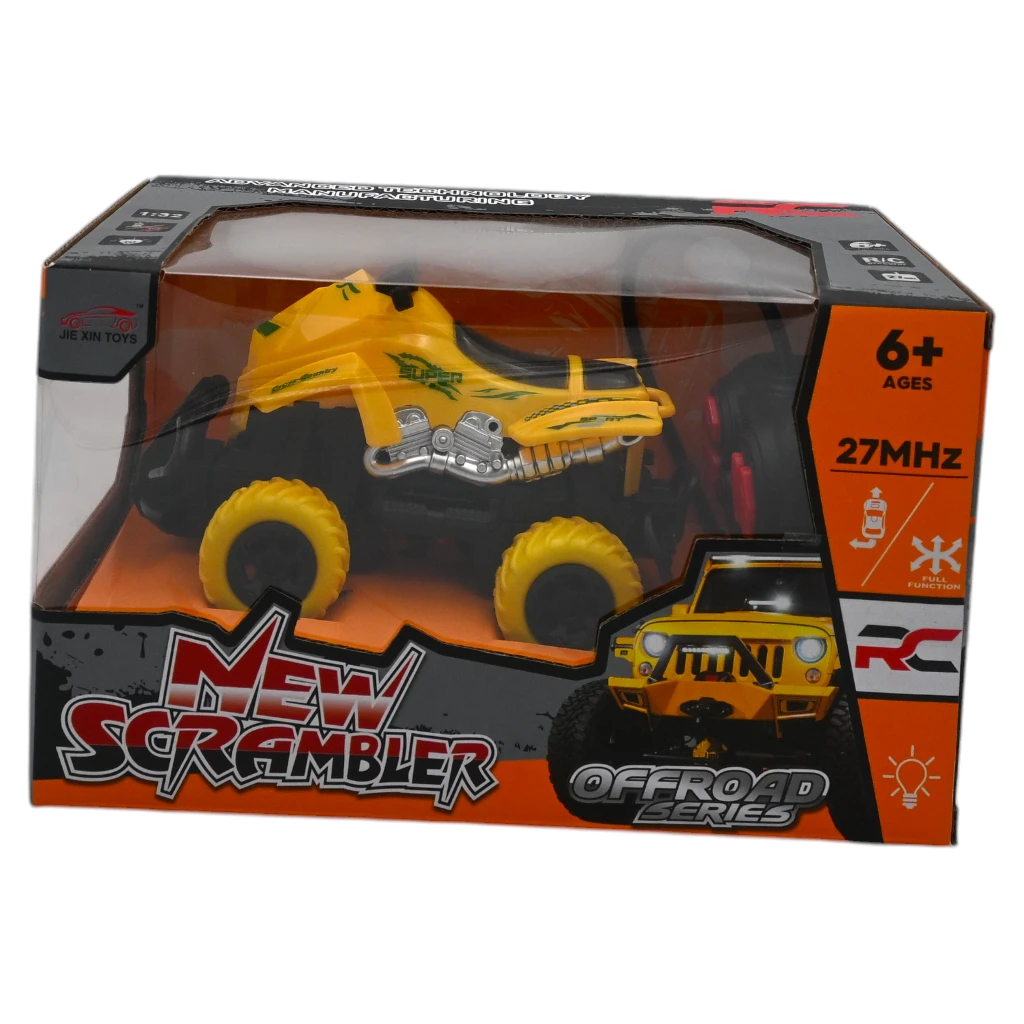 RC Off-Road Scrambler Car – 27MHz Remote Control
