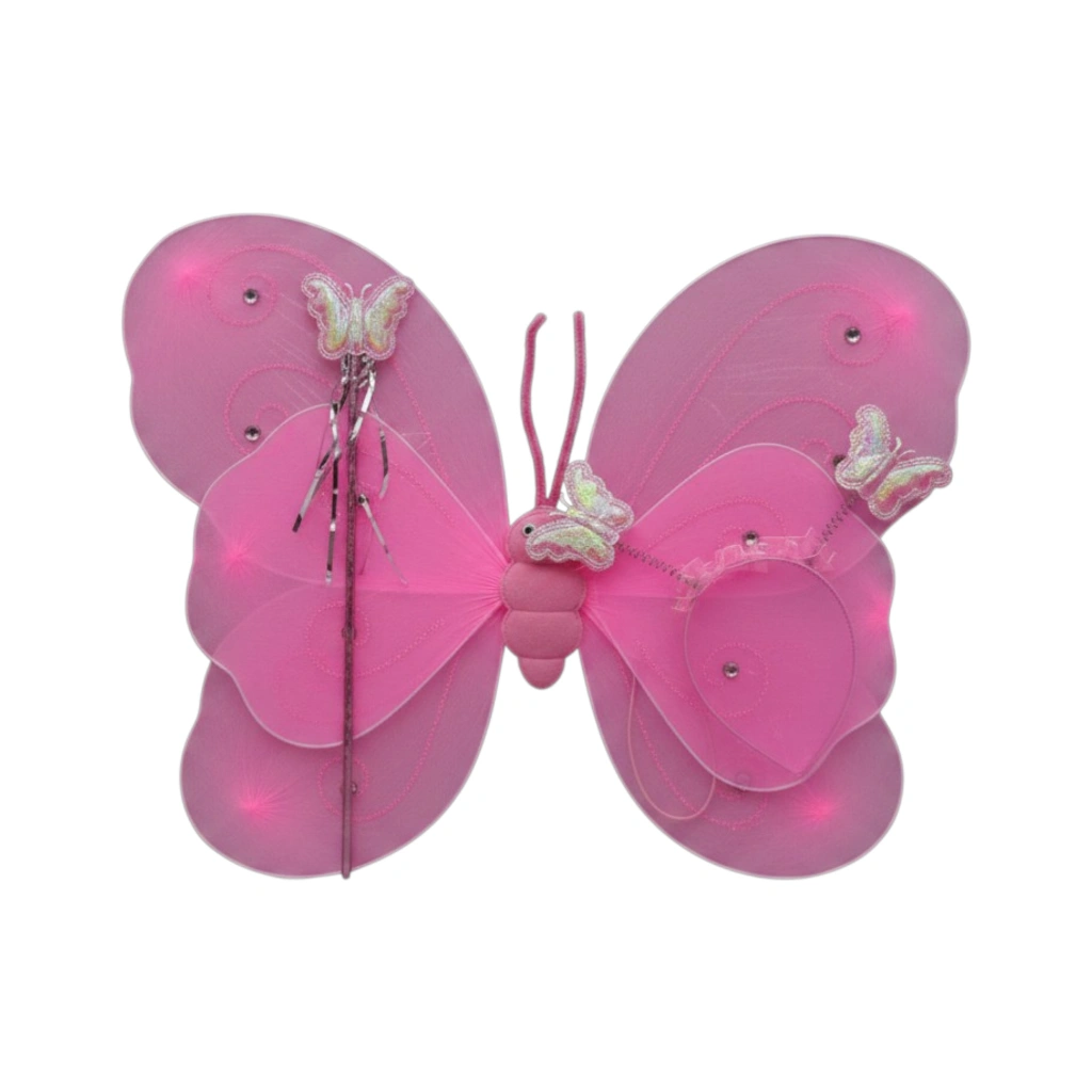 Fairy Butterfly Wings 1Pc pink color