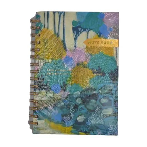 Hard Cover Spiral Notebook A5 1Pc