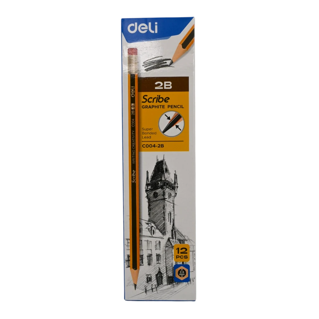 Deli Scribe 2B Pencil 1PKT