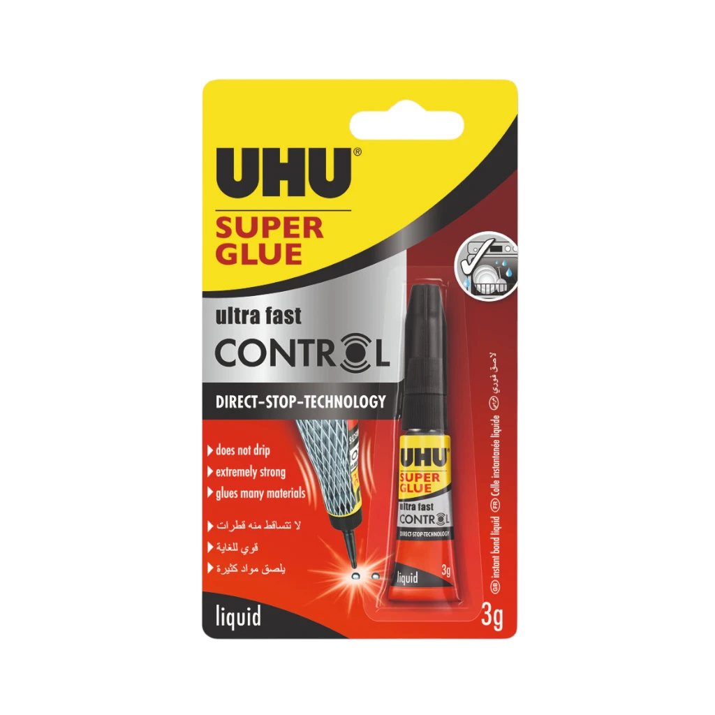 UHU SUPER GLUE ULTRA FAST CONTROL 3GM