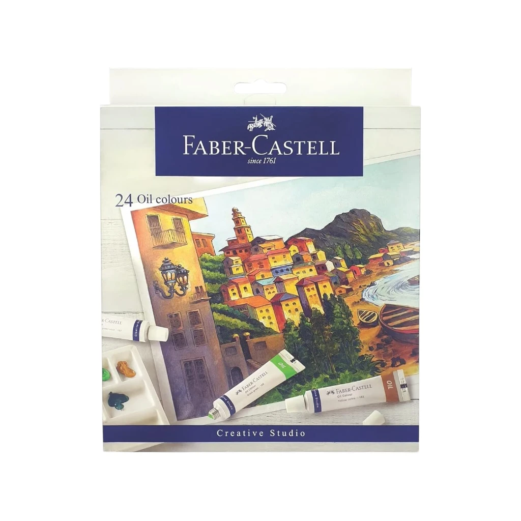 FABER-CASTELL CS OIL COLOURS SET OF 24 x 9 ML TUBES