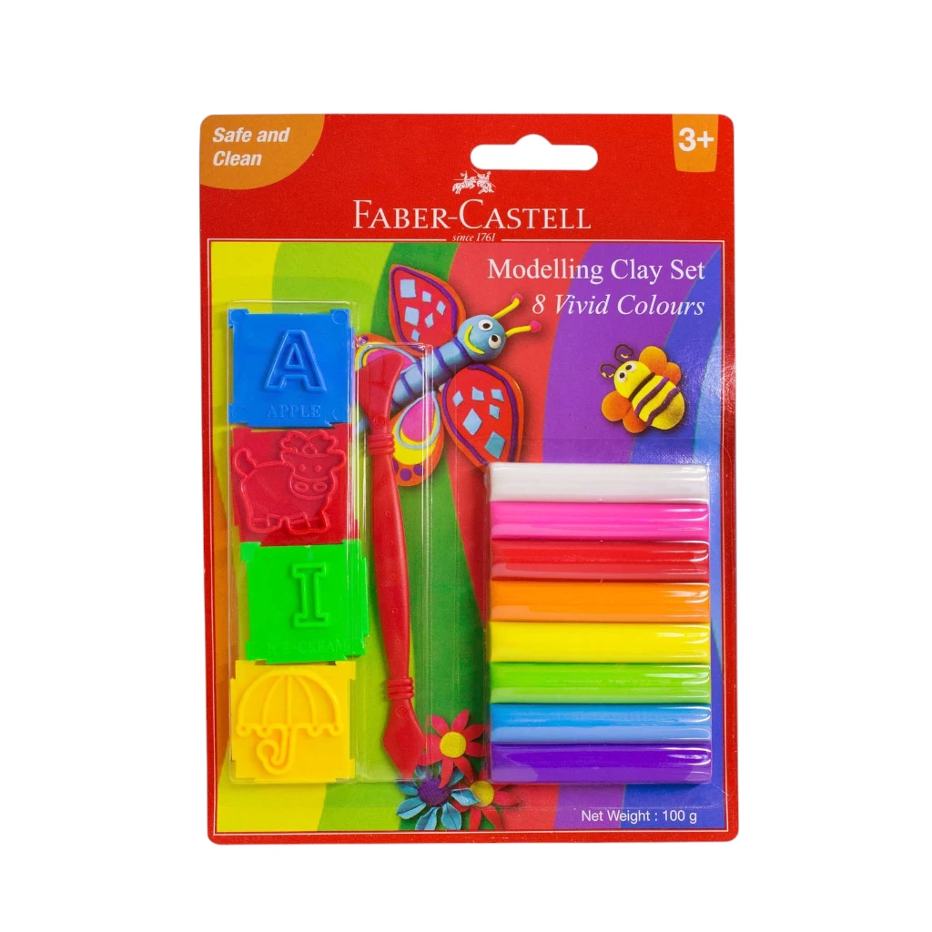 Faber-Castel MODELLING CLAY 100GM (8X12.5GM) + ACCESSORIES