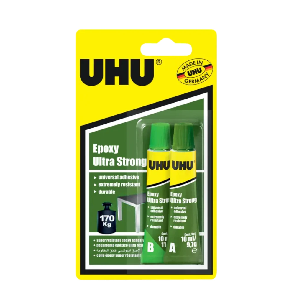 UHU EPOXY ULTRA STRONG TUBE 2 X 10ML - UH37550