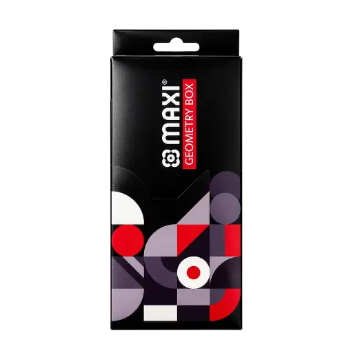 MAXI METAL GEOMTERY BOX 9PC BLACK