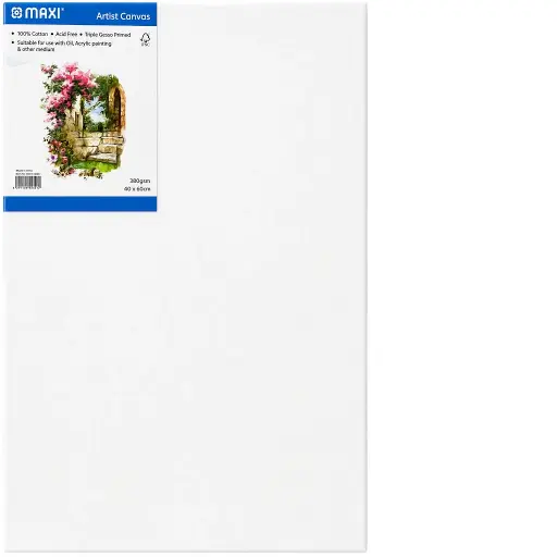MAXI STRETCHED CANVAS BOARD 380 GSM 40X60