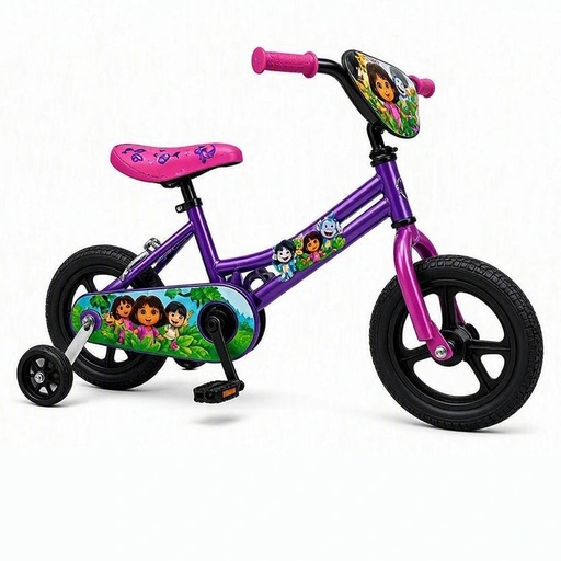 RYD 14 INCH BIKE W/DIY DORA-THE-EXPLORER DECO SET