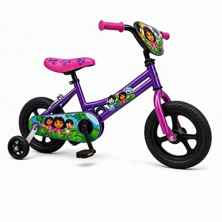 RYD 16 INCH BIKE W/DIY DORA-THE-EXPLORER DECO SET