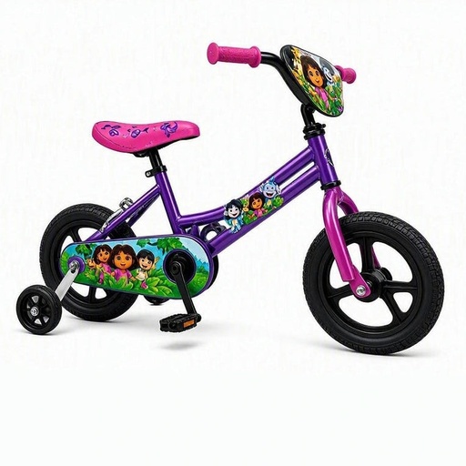 RYD 16 INCH BIKE W/DIY DORA-THE-EXPLORER DECO SET