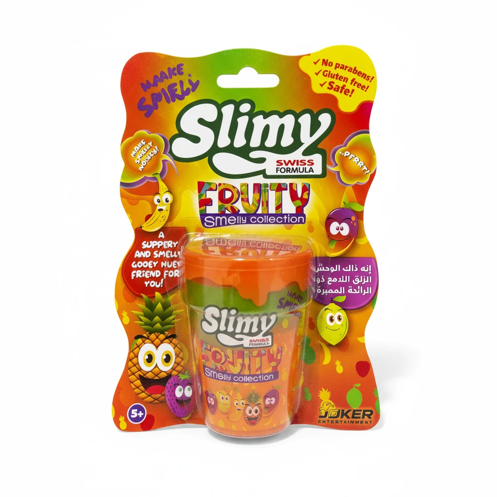 SLIMY Fruity Smelly Collection – Scented Slime 80g - Orange