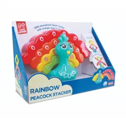 Little Learner Rainbow Peacock Stacker