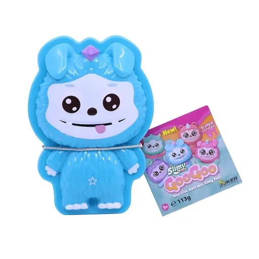 Slimy GooGoo Gang 4oz Half 3D Character – Blue, 113 g