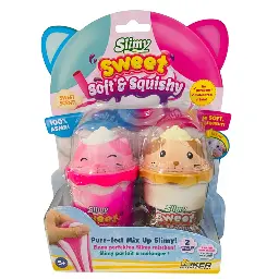 SLIMY Sweet Soft & Squishy – Purr-fect Mix Up 2-Pack – Pink & Cream