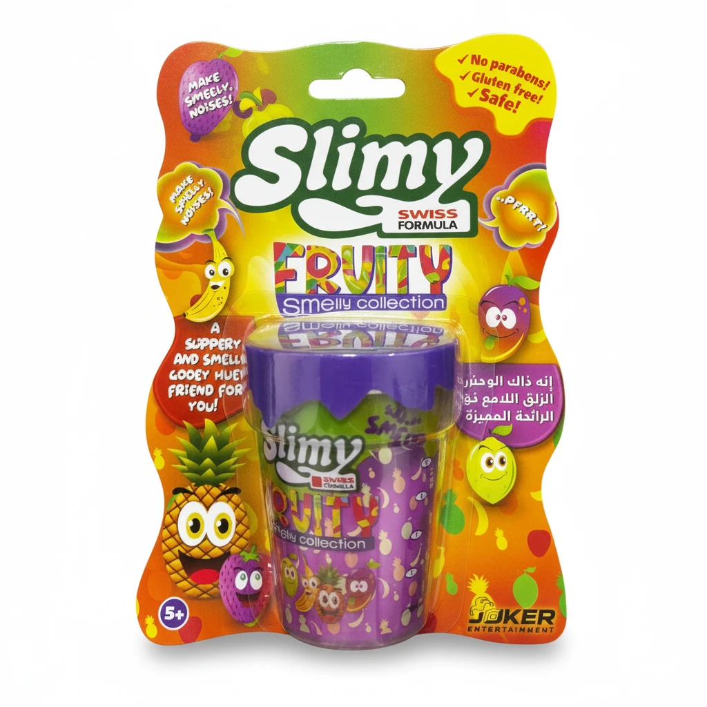 SLIMY Fruity Smelly Collection – Scented Slime 80g - Purple