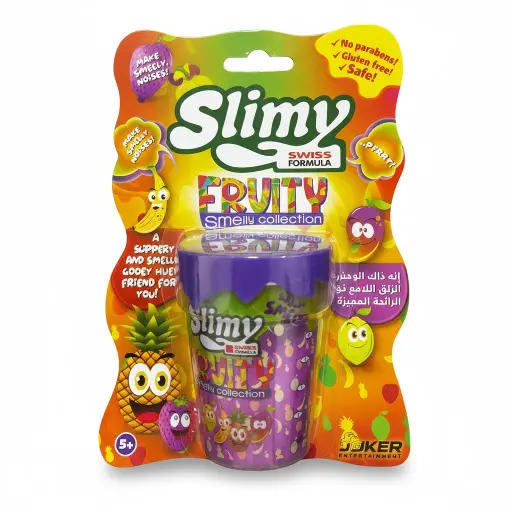 SLIMY Fruity Smelly Collection – Scented Slime 80g - Purple