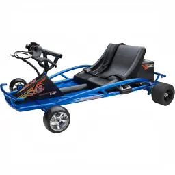 RAZOR GROUND FORCE DRIFTER ELECTRIC GO-KART — BLACK/BLUE (19 KM/H)
