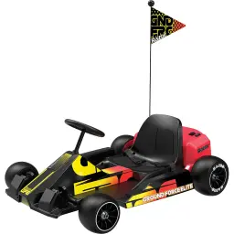 RAZOR GROUND FORCE ELITE ELECTRIC GO-KART — BLACK/RED (22.5 KM/H)